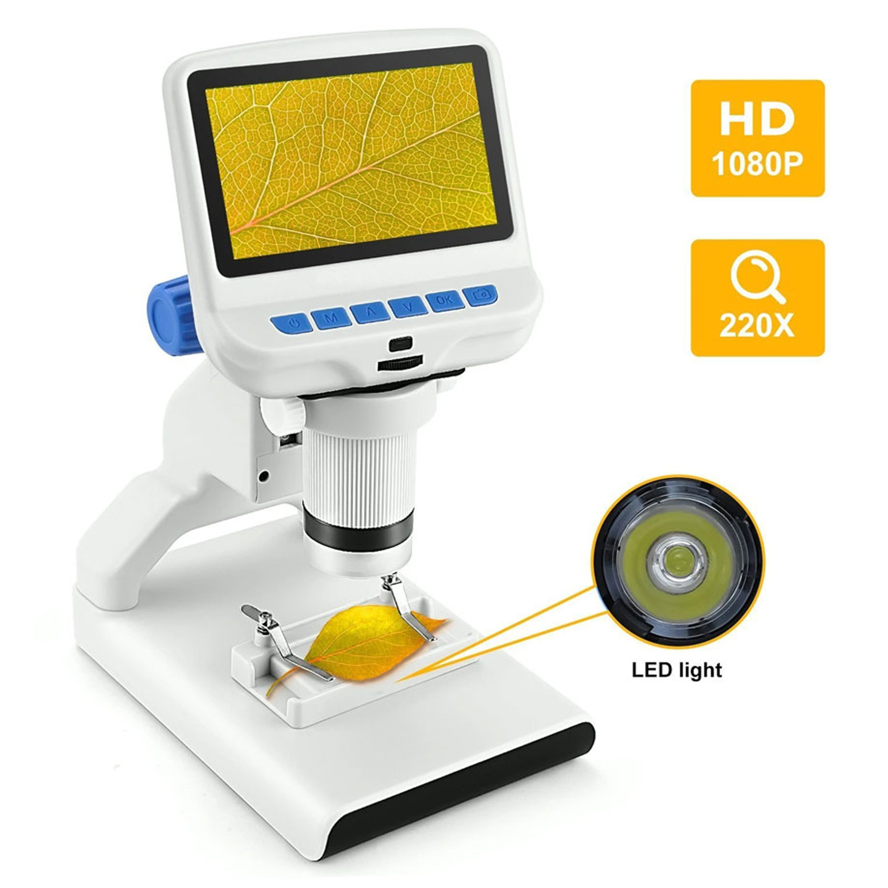 میکروسکوپ دیجیتال مدل Full HD 12MP به همراه ریموت کنترل