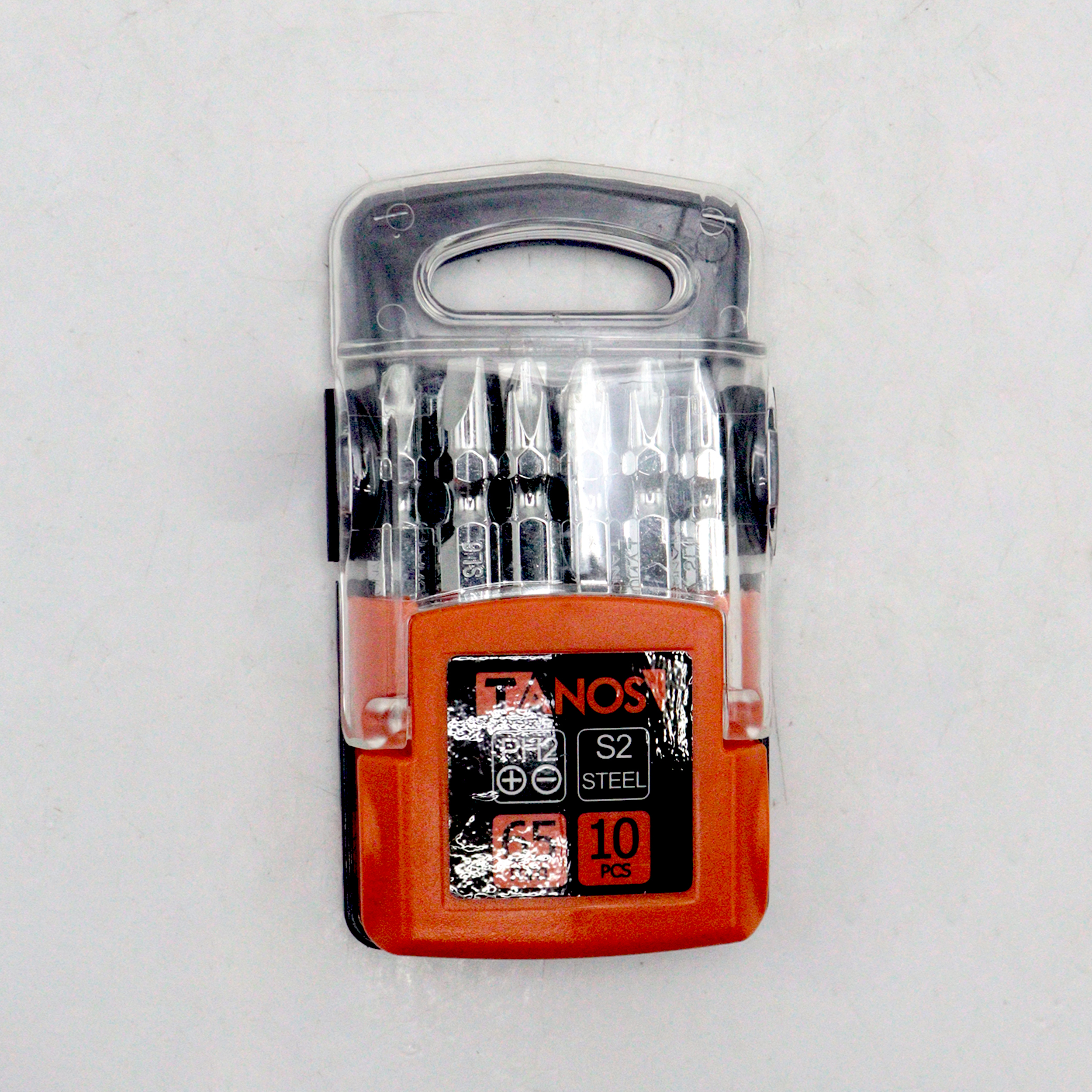 سری پیچ گوشتی یک سر چهارسو یک سر دو سو تانوس مدل YP-PH2/65MM مجموعه 10 عددی