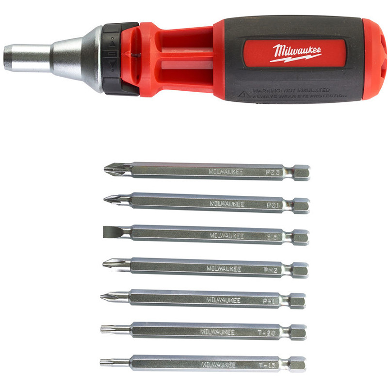 پیچ گوشتی میلواکی مدل 4932471598 بسته 8 عددی