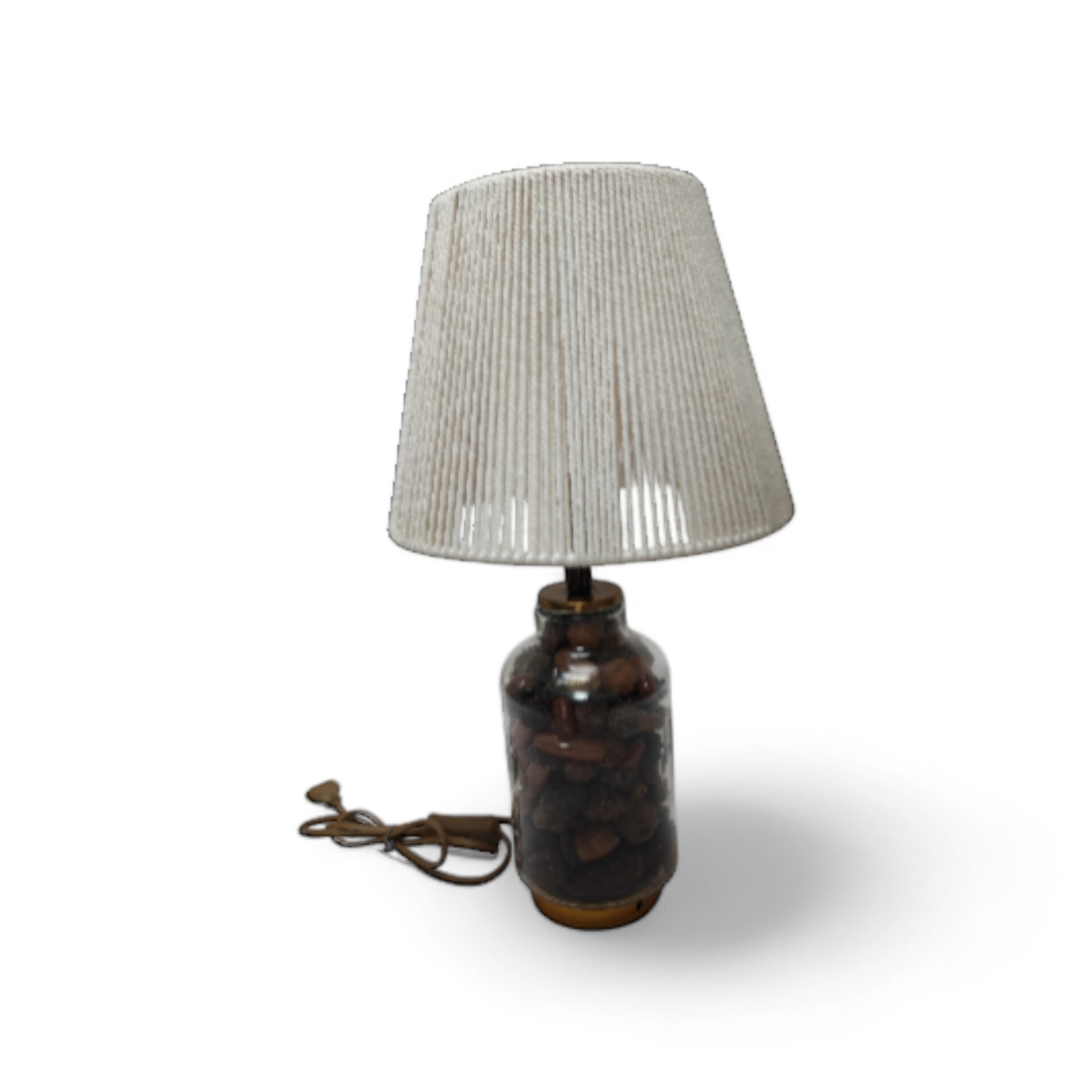 آباژور شیشه ای طرح بلوط مدل 01