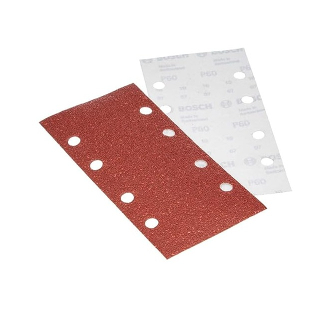 سنباده پشت کرکی بوش مدل  93x185mm بسته 10 عددی