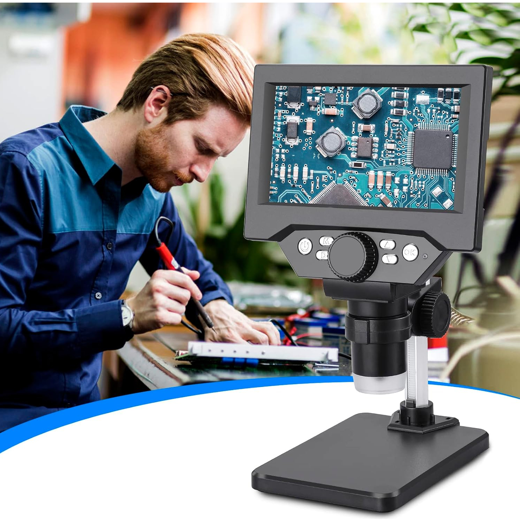 میکروسکوپ دیجیتال مدل Full HD 1000X 10MP