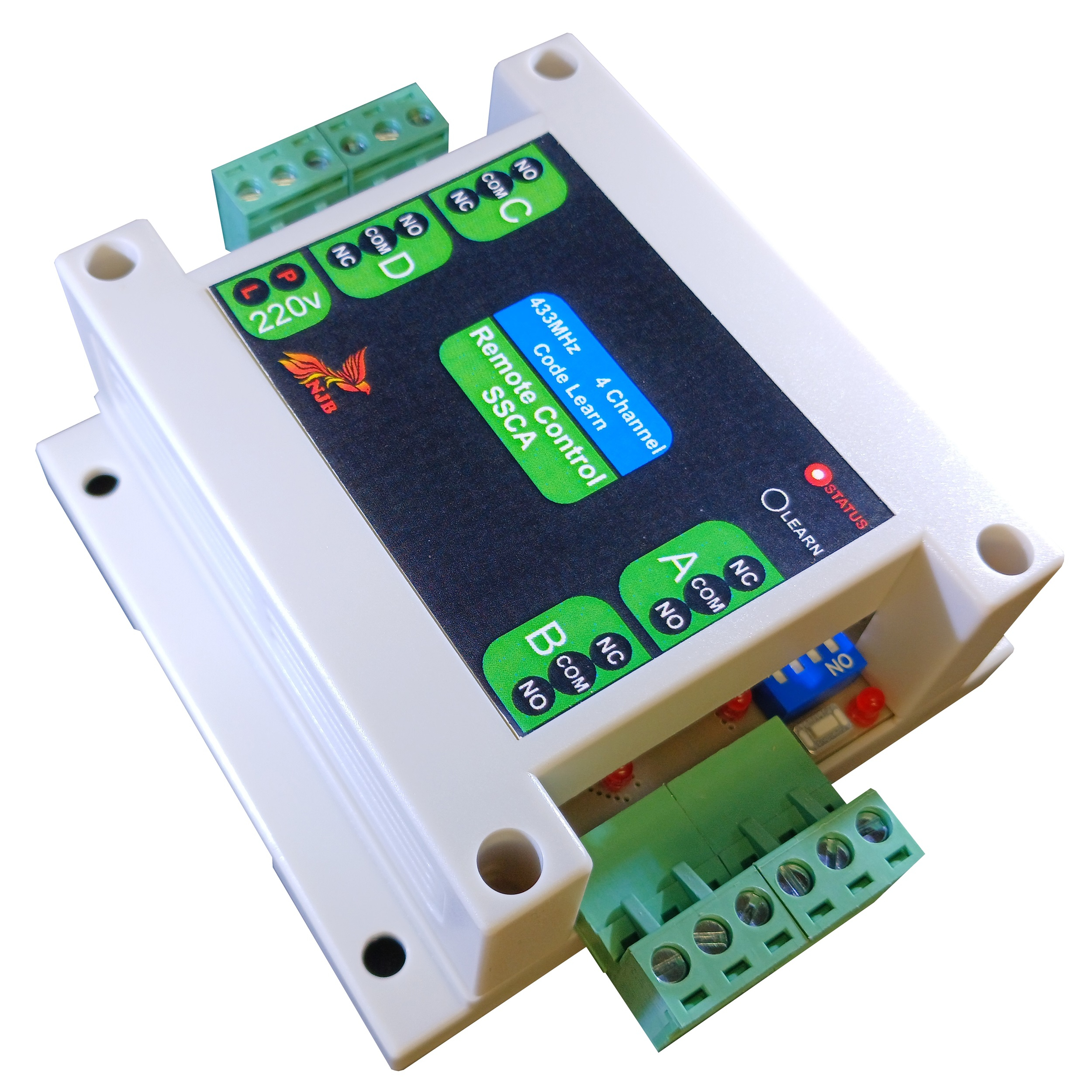 گیرنده و ریموت دربازکن ان جی بی چهار مدل SSCA