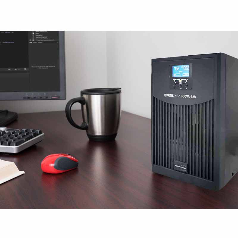 یو پی اس بستن پاور مدل BPONLINE-1000VA-7.5Ah ظرفیت 1000VA به همراه باتری داخلی