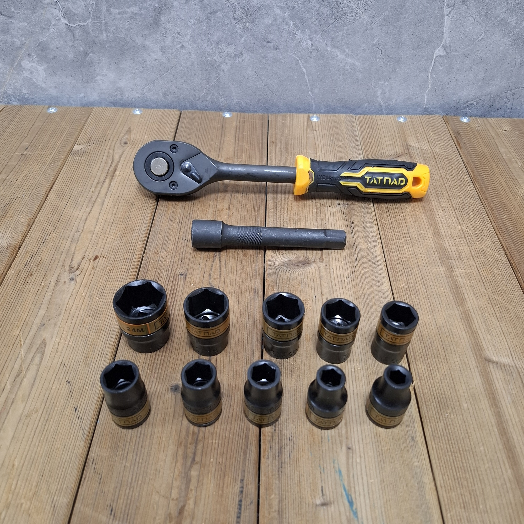 آچار بکس و سری بکس تاتند مدل CR_V مجموعه 12عددی