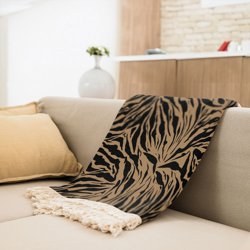 شال مبل کد Q2SH1040 سایز 100x180 سانتی متر