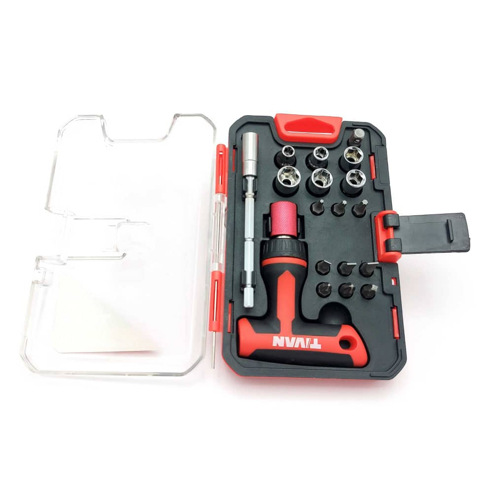 پیچ گوشتی تیوان مدل SDS18 بسته 18 عددی