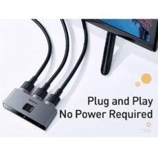 سوئیچ 1 به 2 HDMI باسئوس مدل CAHUB-BC0G