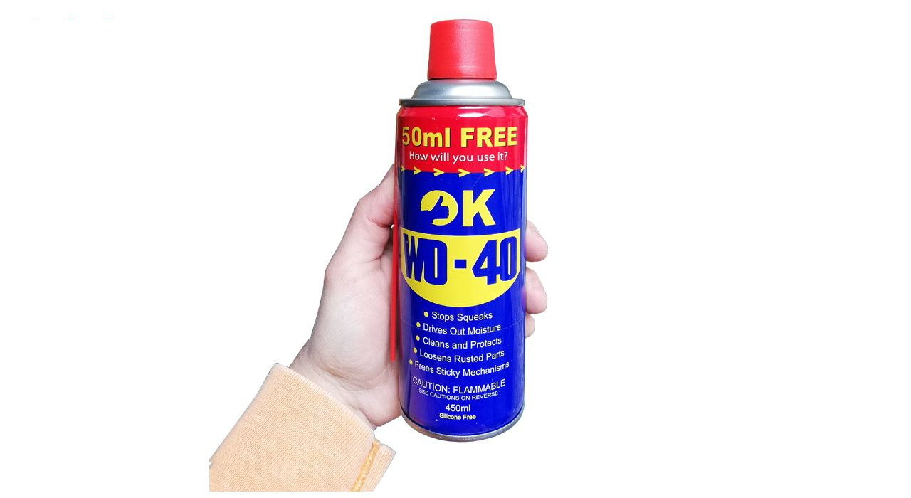 اسپری روان کننده و زنگ بر اوکی مدل WD-40 حجم 450 میلی لیتر بسته 24 عددی