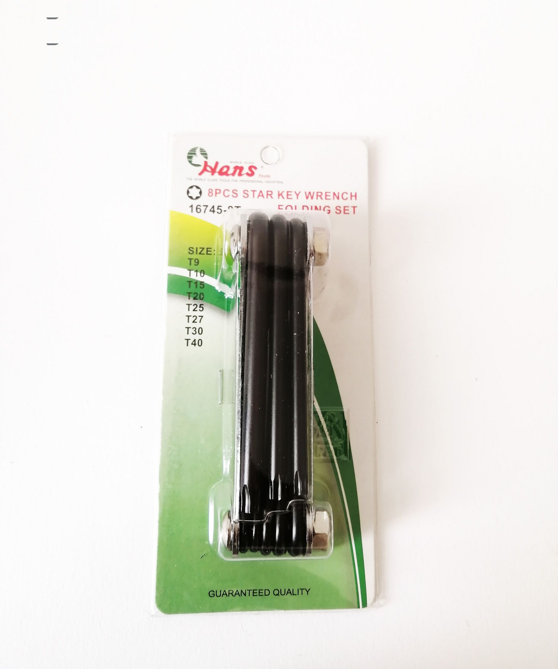 مجموعه 8 عددی آچار آلن ستاره ای هنس تولز کد 16765-97M