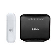 مودم 3G هوآوی مدل E303 به همراه روتر دی لینک مدل DWR-111