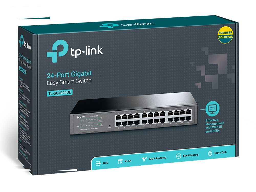 سوییچ 24 پورت گیگابایتی تی پی-لینک مدل TL-SG1024DE