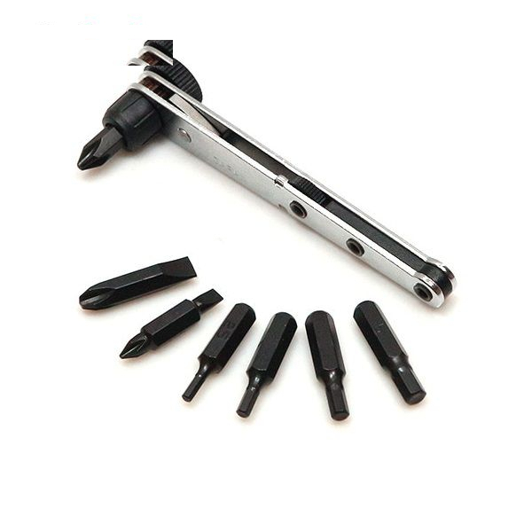 مجموعه 8 عددی پیچ گوشتی جغجغه ای سان فلگ مدل 777-WH8