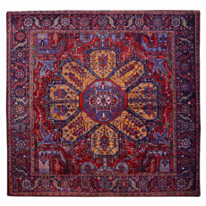 رومیزی طرح هریس هندسی کد KN-SQHerH65