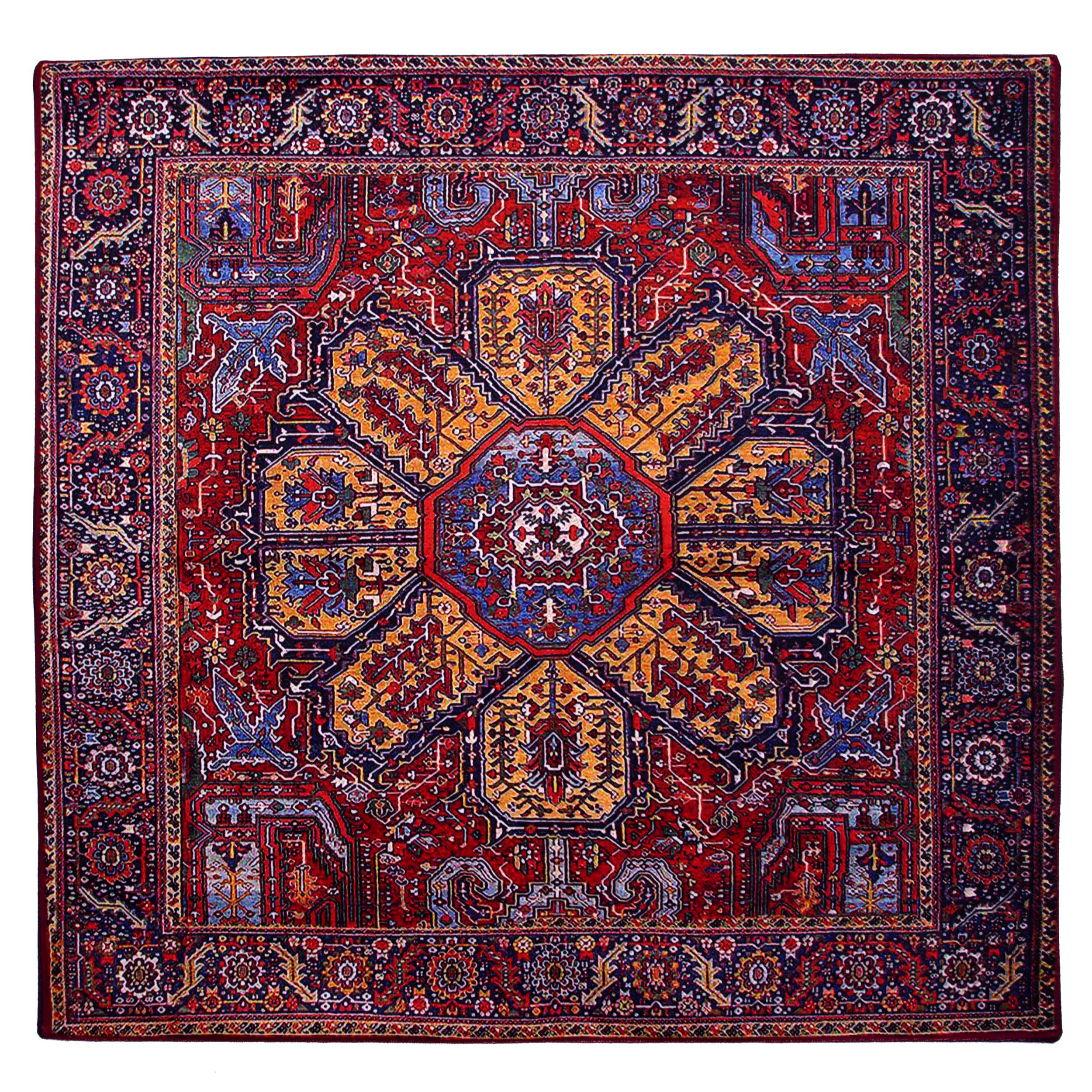 رومیزی طرح هریس هندسی کد KN-SQHerH65