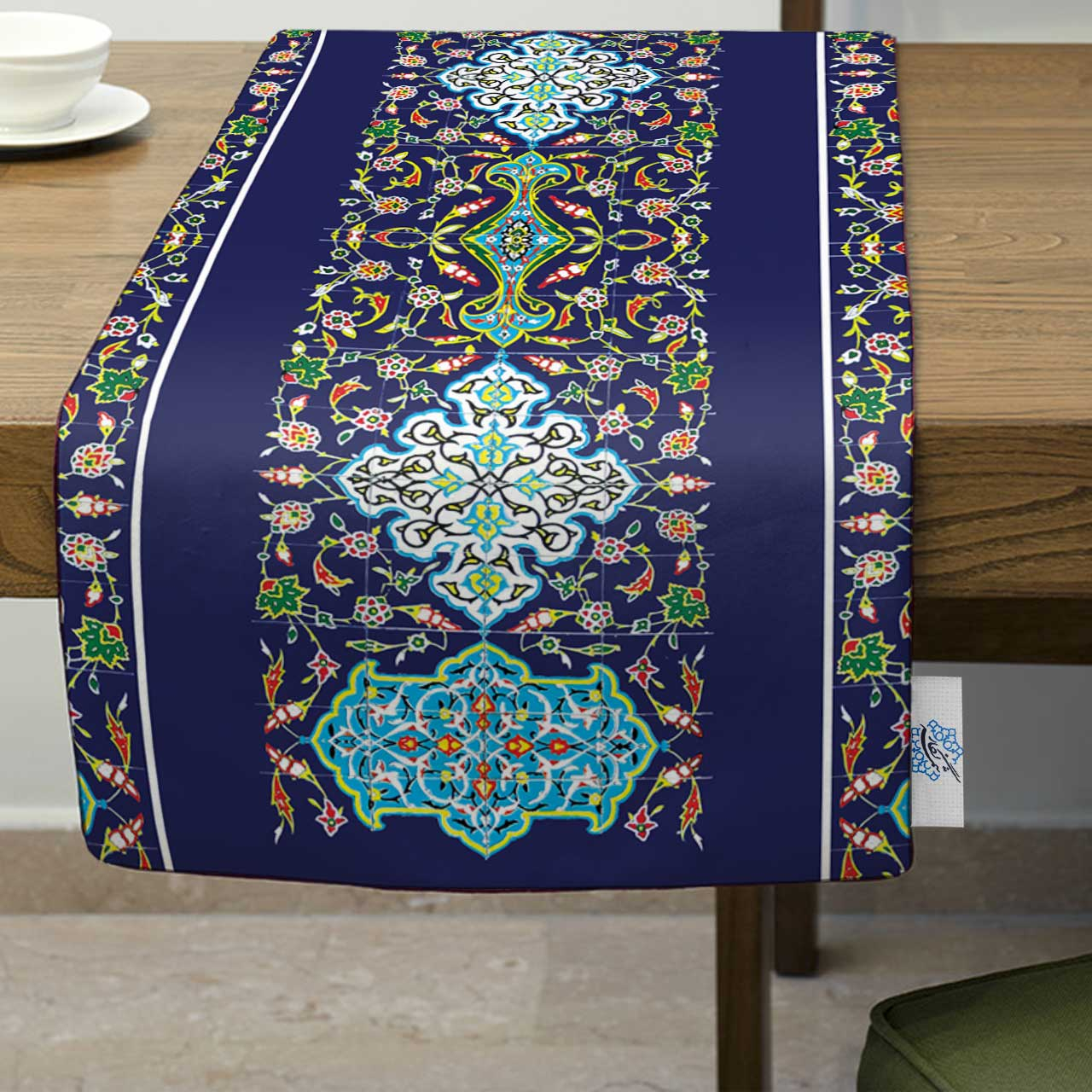 ست رومیزی 4 تکه شمسه نگار کد Tr567DR4