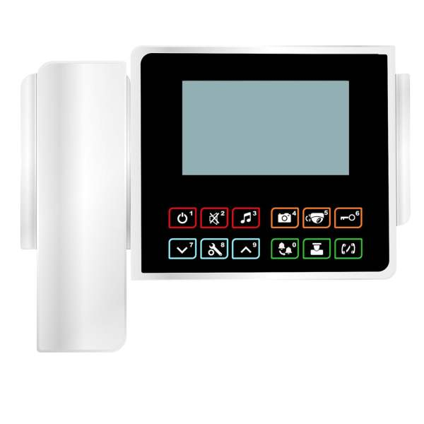 درب بازکن تصویری تک نما مدل C43-1V مجموعه ۲ عددی
