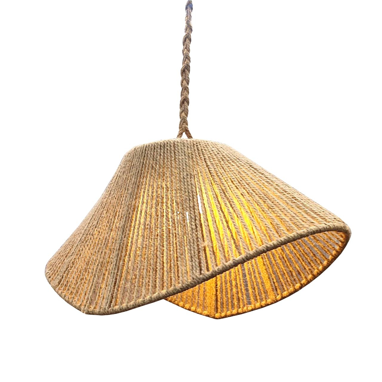 لوستر بافتنی مدل قایقی 60