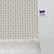 شال مبل بارمان دکور طرح گلبرگ کد 63 سایز 98x180 سانتی متر