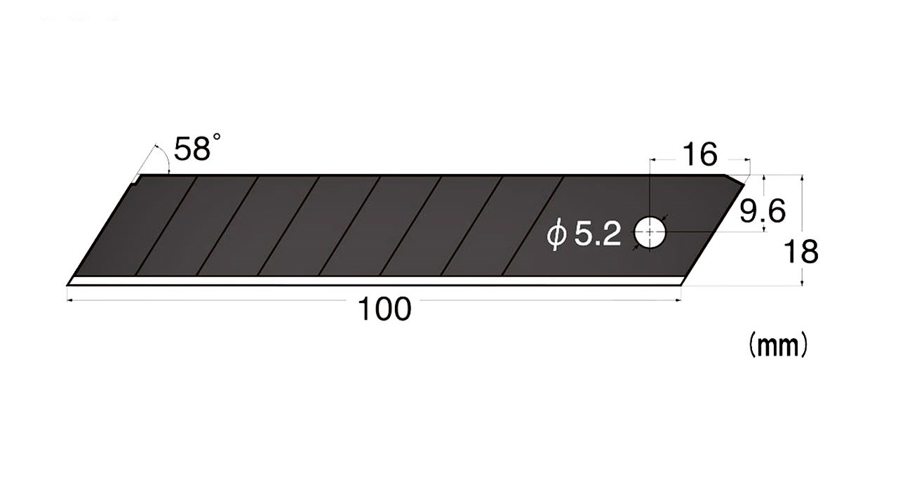 تیغ کاتر ان تی مدل BL.51P بسته 50 عددی