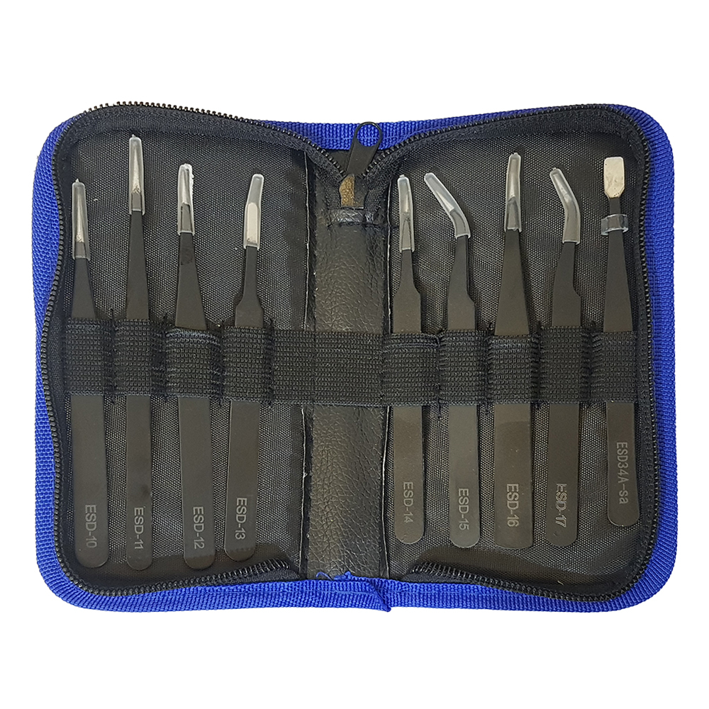 انبر پنس ای اس دی مدل E-654 مجموعه 9 عددی