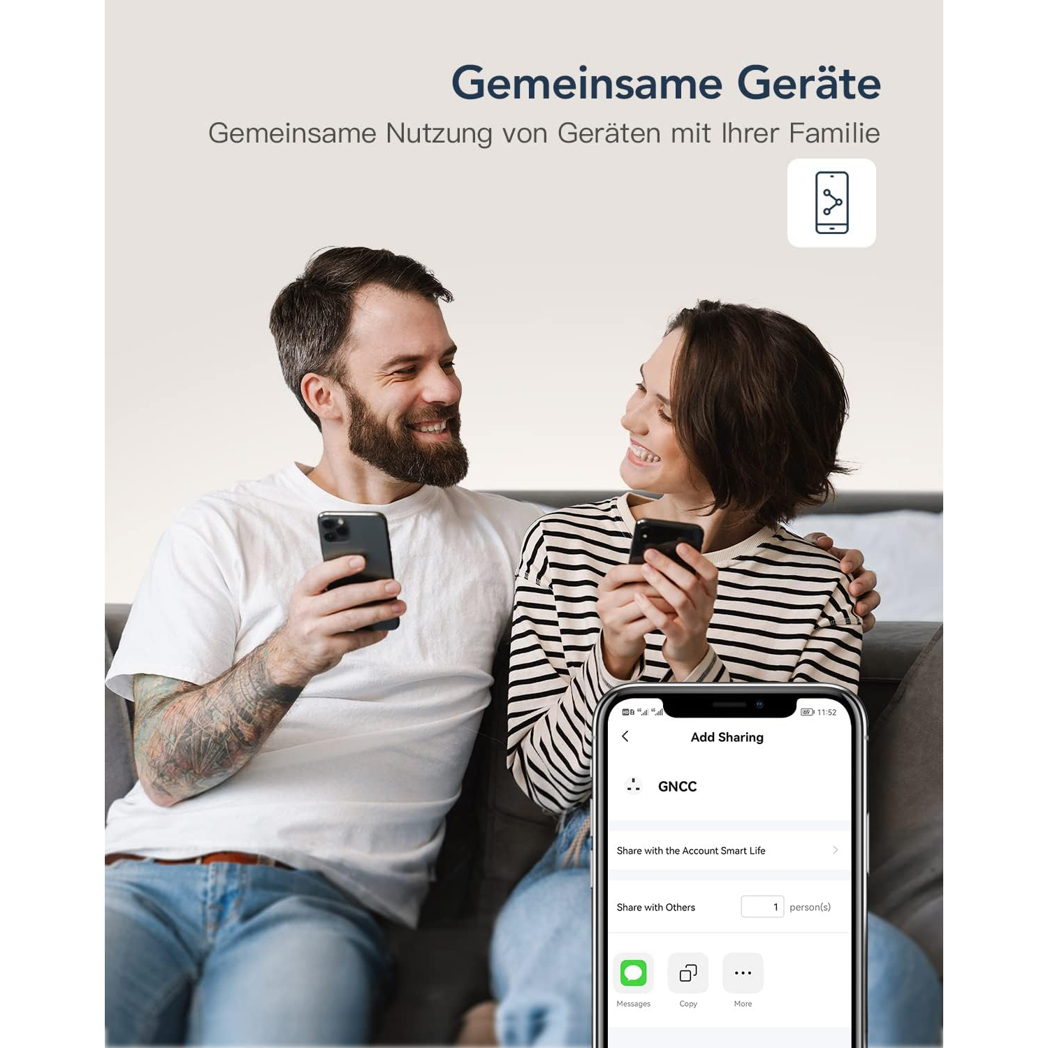 پریز هوشمند جی ان سی سی مدل SP11 بسته ۴ عددی