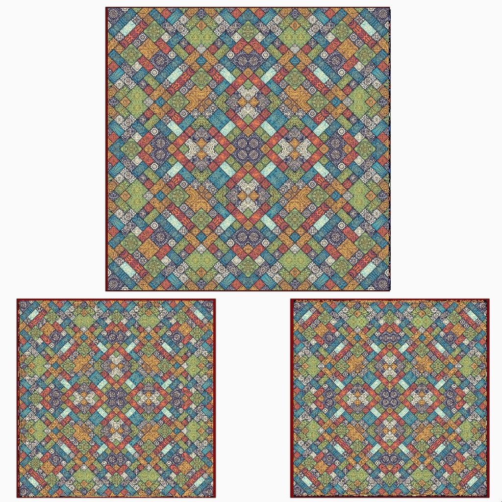 رو میزی سه تکه طرح ایرانی کد GR1351