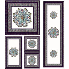 ست رومیزی 5 تکه طرح سنتی کد 9950