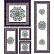 ست رومیزی 5 تکه طرح سنتی کد 9950