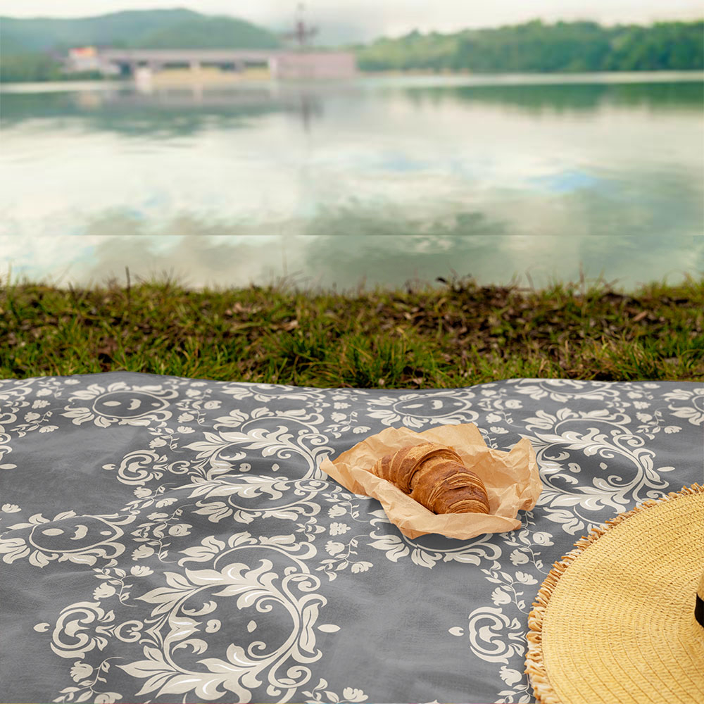 شال مبل طرح وینتیج کد vin2sh1012 سایز 200x180 سانتی متر