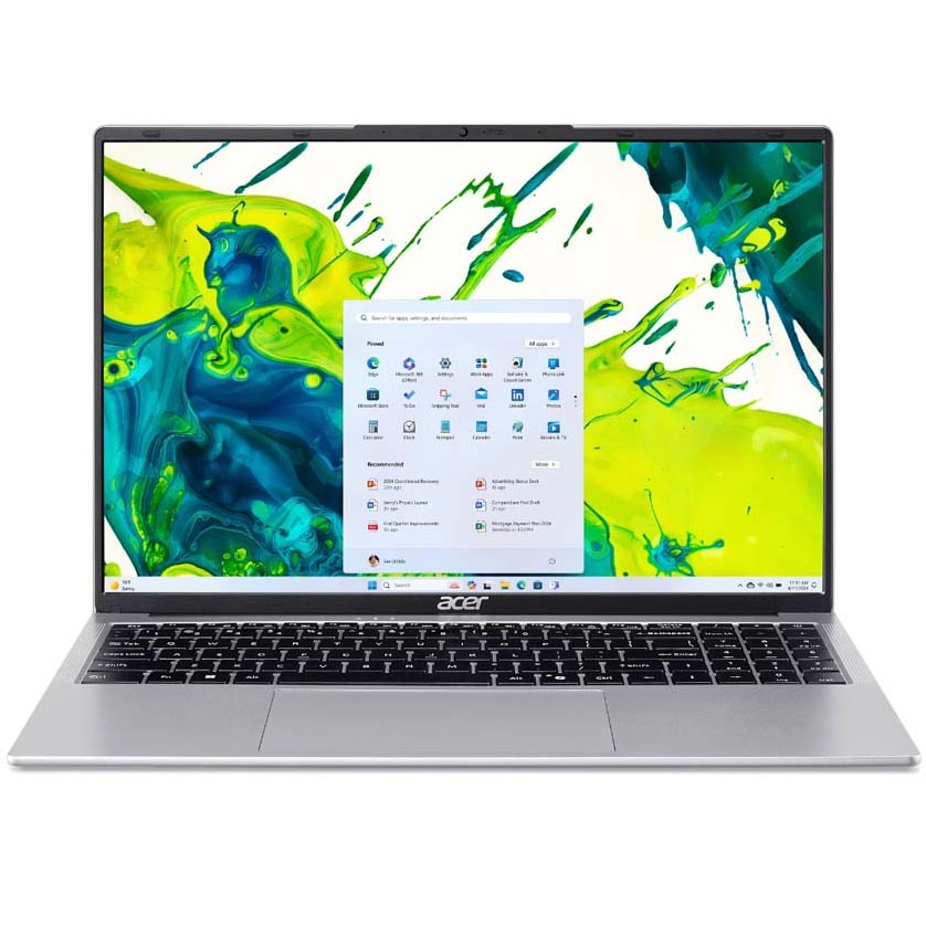 لپ تاپ 16 اینچی ایسر مدل Aspire Lite AL16-54P-39U1-i3 1305U-16GB DDR5 4800MHz-512GB SSD-IPS - کاستوم شده