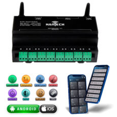 رله سوئیچ هوشمند هانتک مدل 8 کانال WIFI-SMS-RF