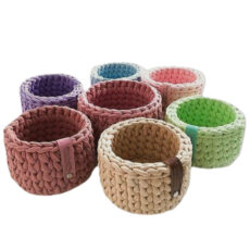 سبد قلاب بافی تریکو کد ۷۸ مجموعه ۷ عددی