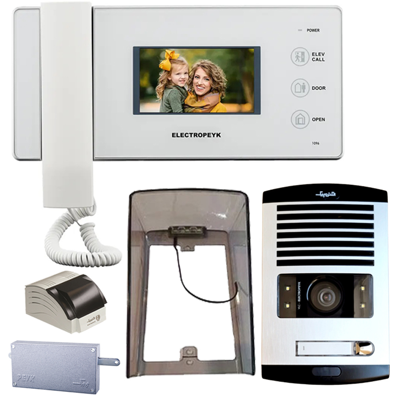 دربازکن تصویری الکتروپیک مدل FD/1086/1/1096/White