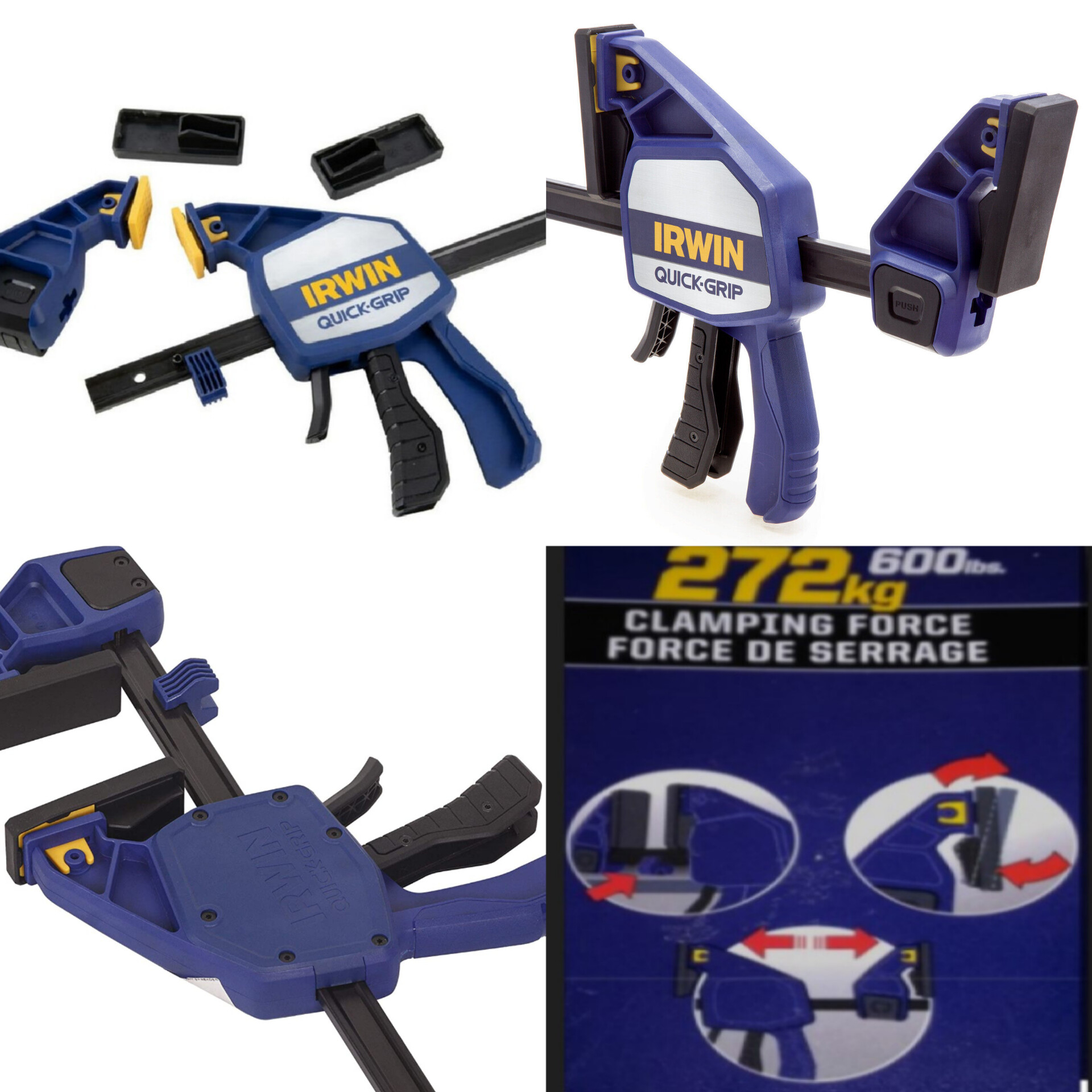 گیره پیچ دستی اروین مدل 10505942-272 مجموعه 2 عددی