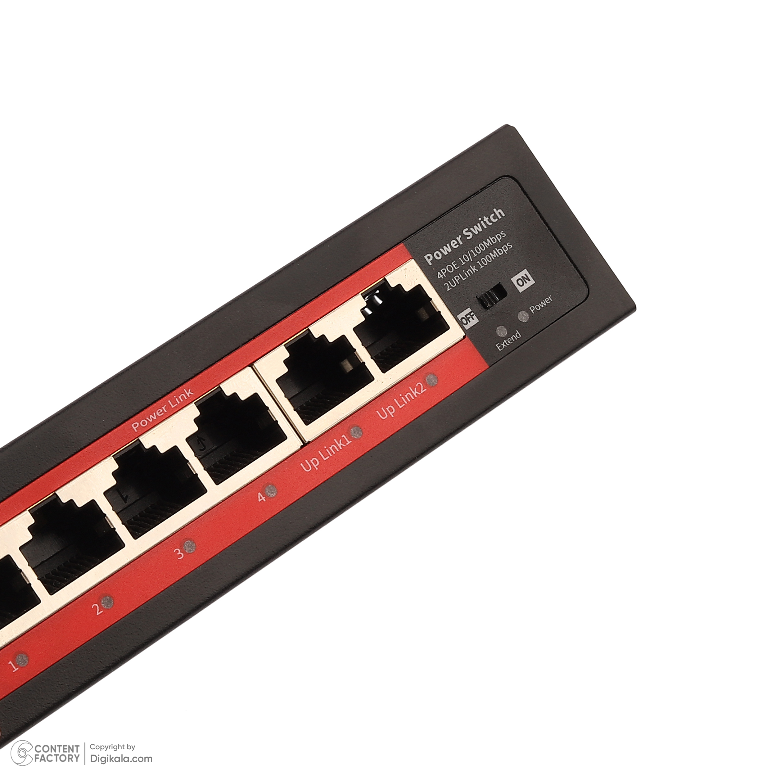 سوییچ 6 پورت POE مدل HC-4842S