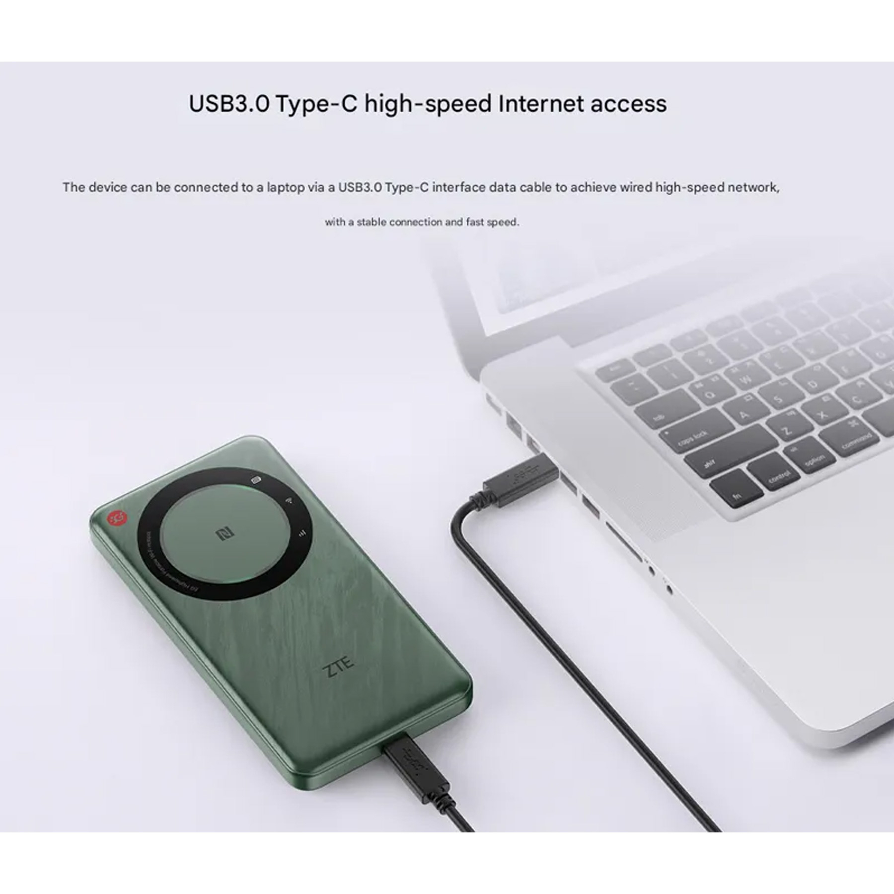مودم 5G زد تی ای مدل u30 air به همراه 50 گیگابایت اینترنت