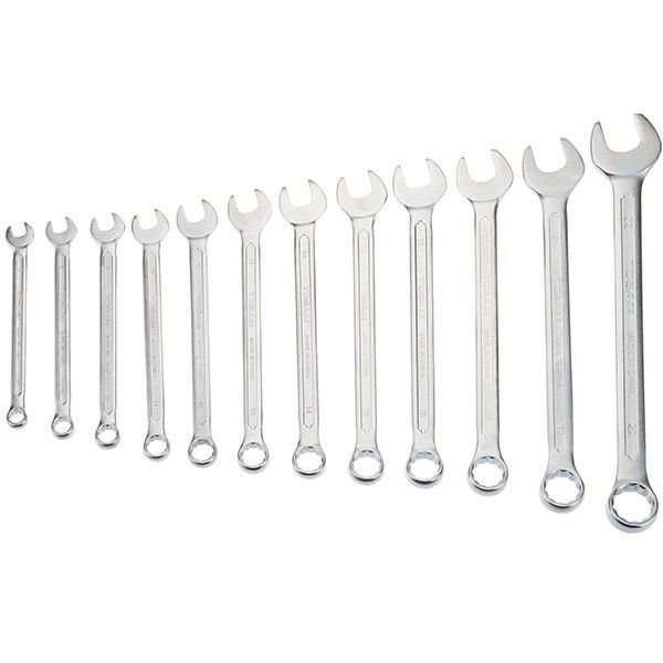 آچار یکسر تخت و یکسر رینگی توسن مدل T101-S12 مجموعه 12 عددی