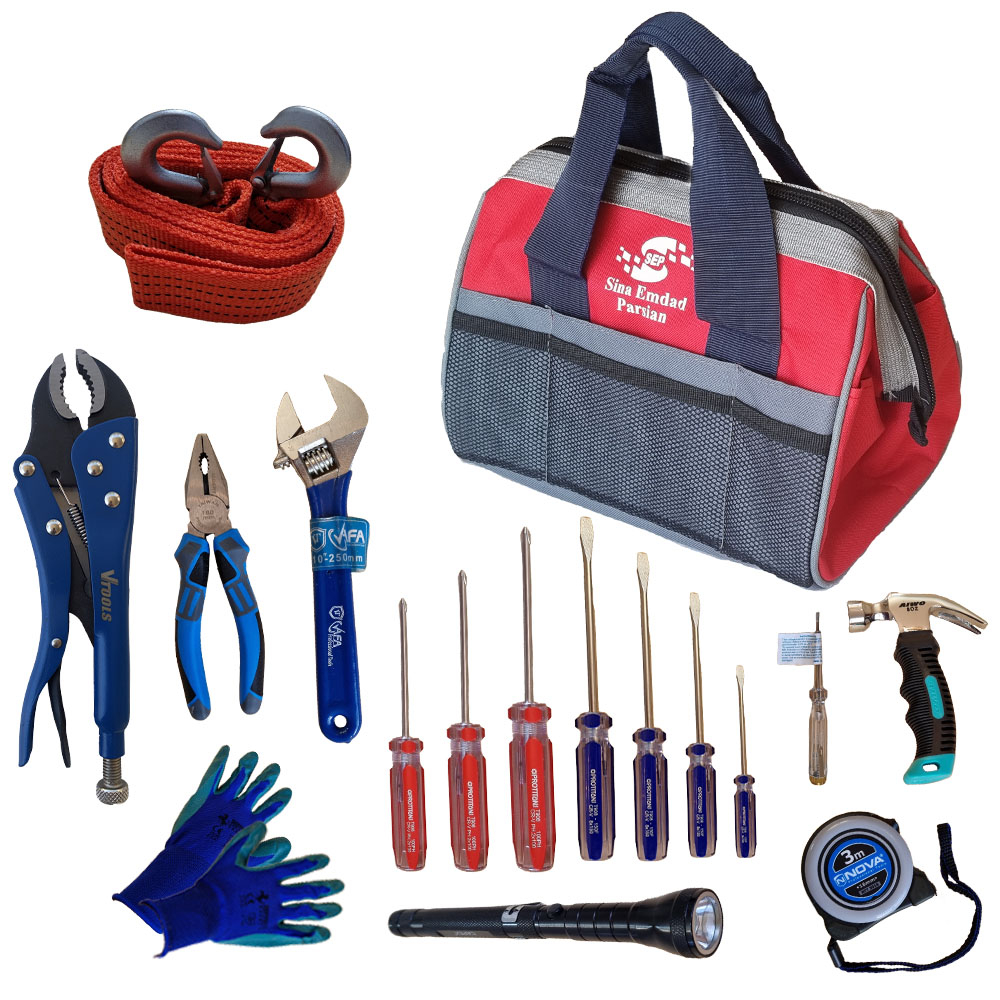 مجموعه ابزار 17 عددی سینا امداد مدل CA023