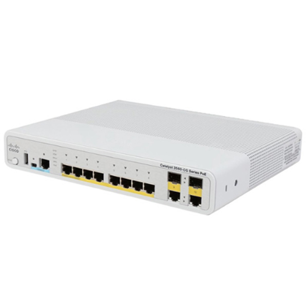 سوییچ شبکه سیسکو ۸ پورت مدل C3560CG-8PC-S