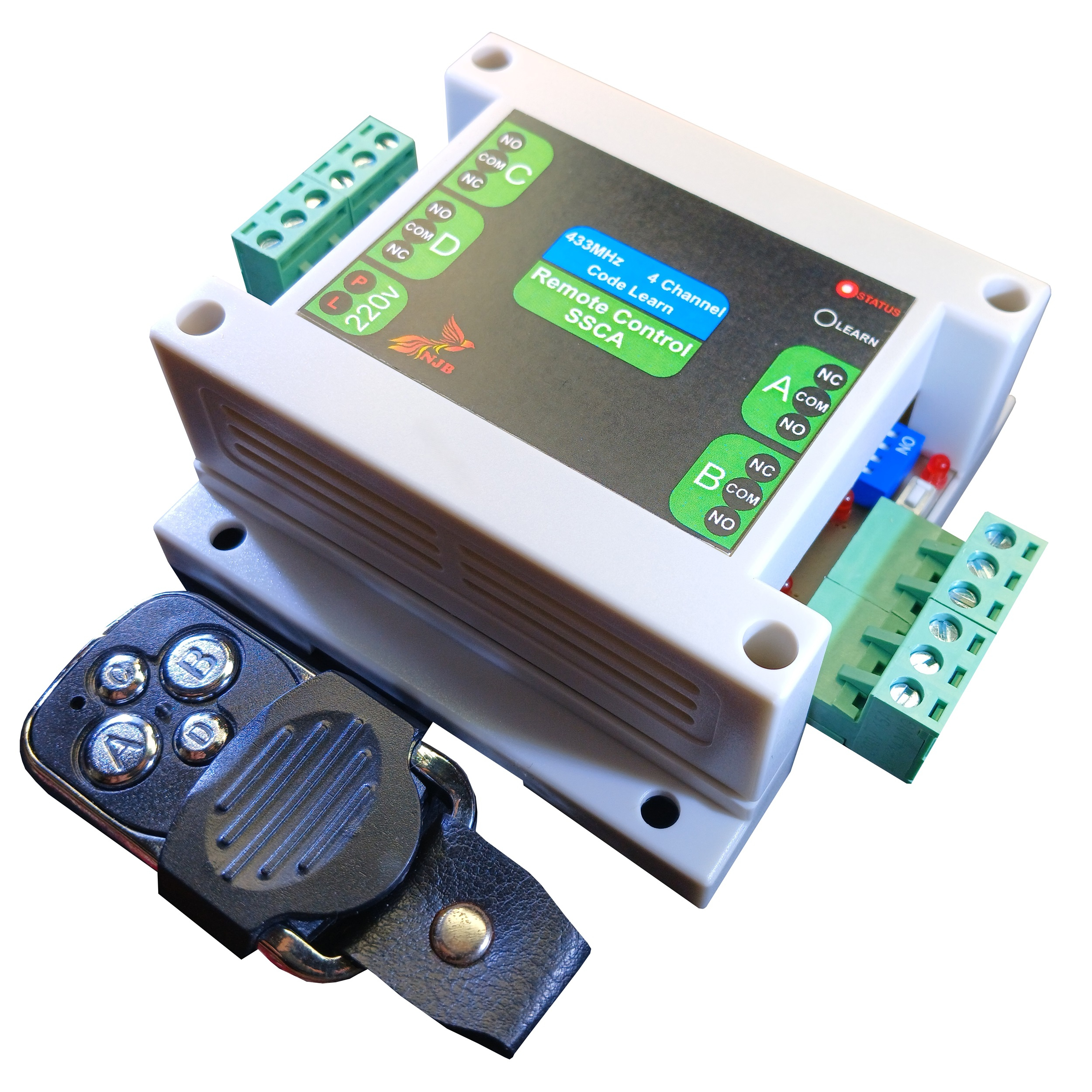 گیرنده و ریموت دربازکن ان جی بی چهار مدل SSCA