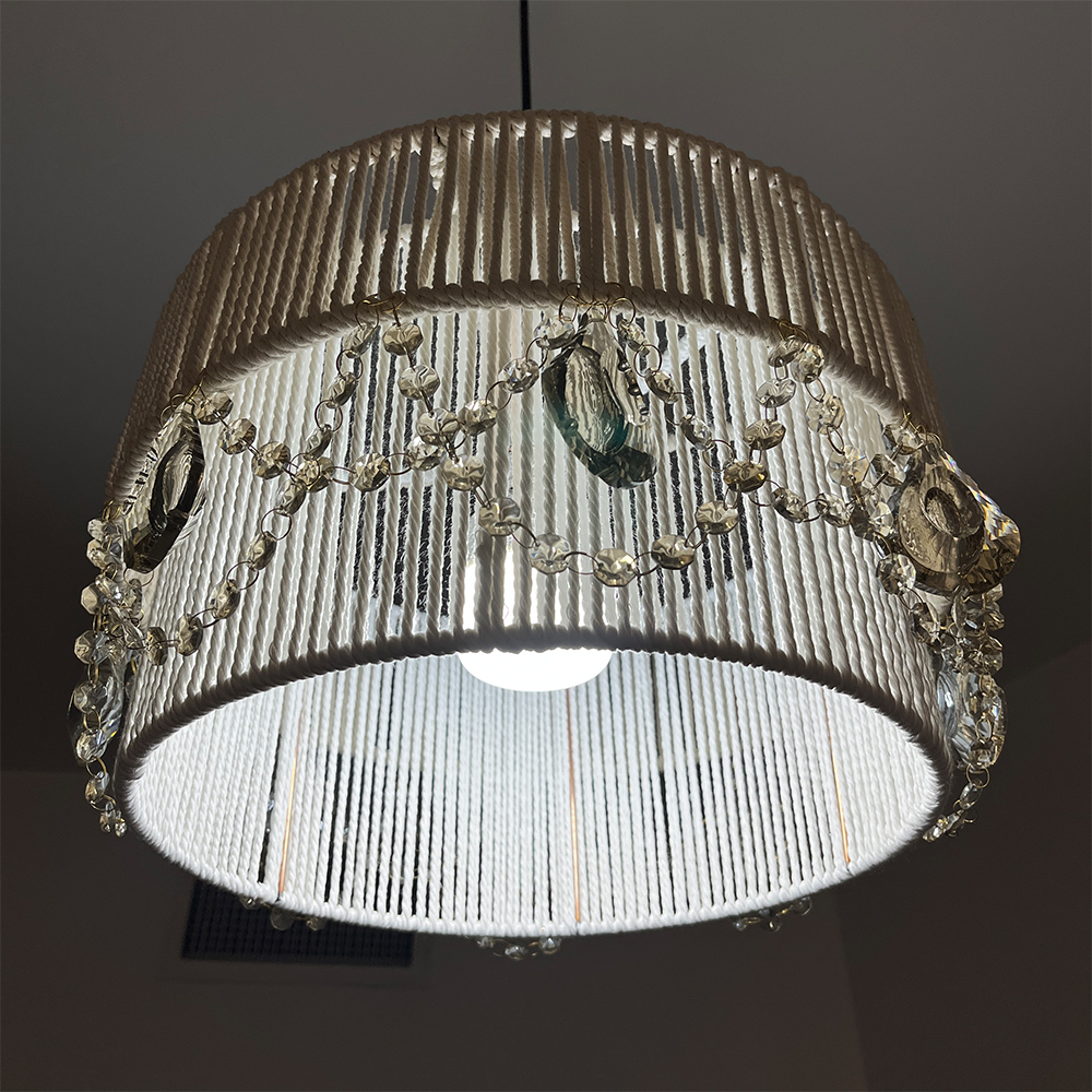 لوستر مدل کریستال مراکشی دوطبقه کد 5020