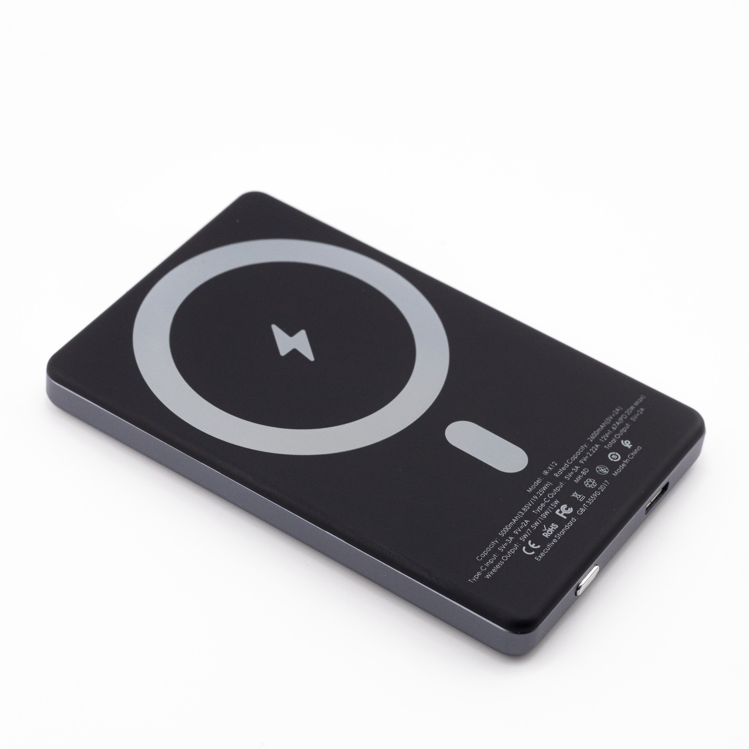 پاوربانک آیرنج طرح مگ سیف مدل IR- X12 ظرفیت 5000 میلیآمپرساعت