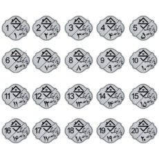 تابلو راهنما مدل 20 واحدی پارکینگ مجموعه 20 عددی