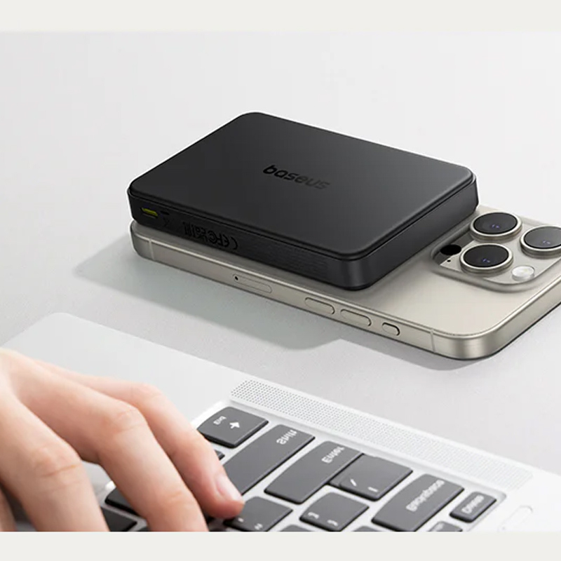 پاور بانک بیسوس مدل PPWPQ10 ظرفیت 10000 میلی آمپر ساعت