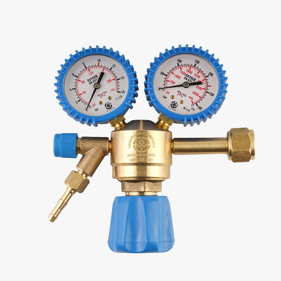 رگولاتور دو گیج اکسیژن توان جم مدل TJI 0208