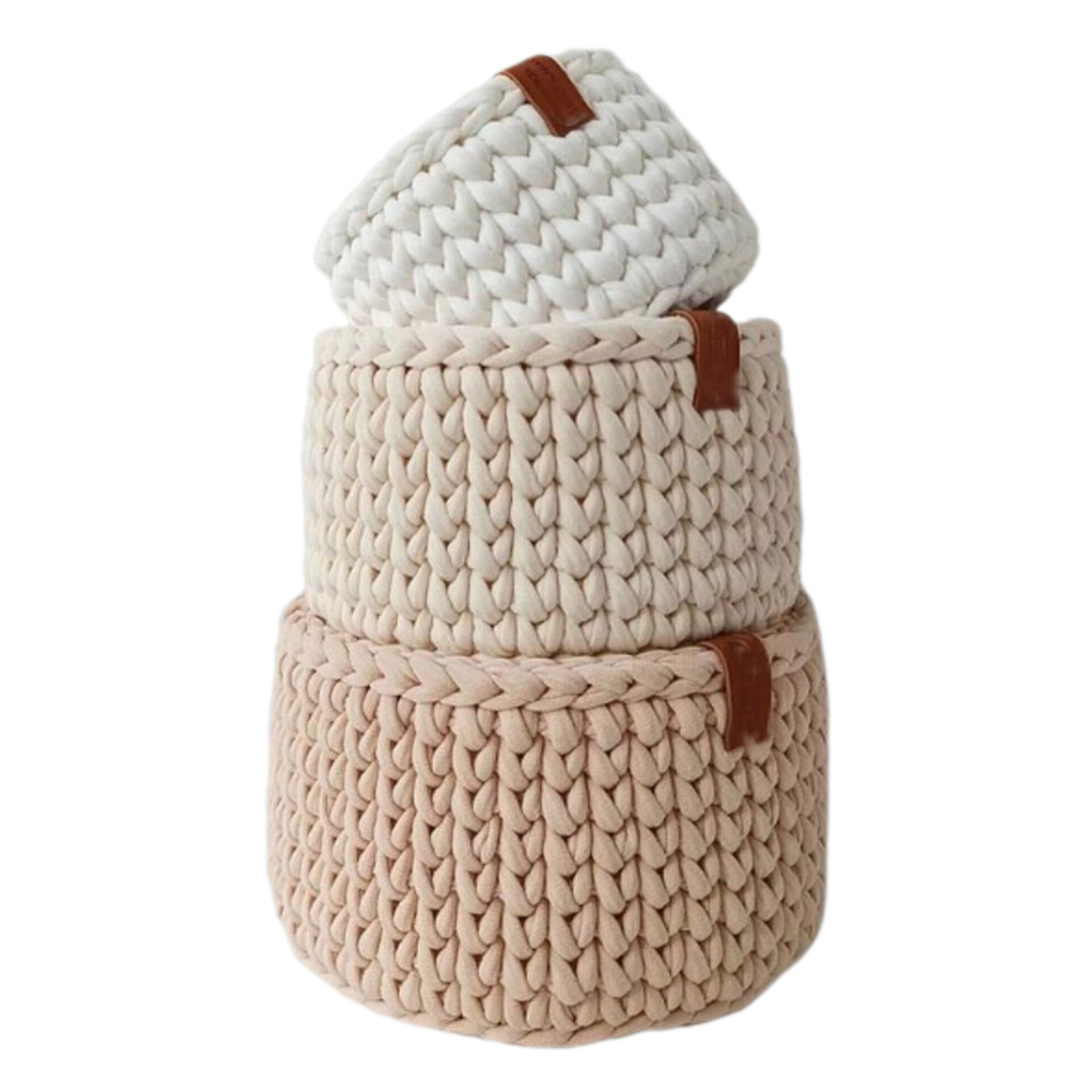 سبد قلاب بافی تریکو کد088 مجموعه 3 عددی