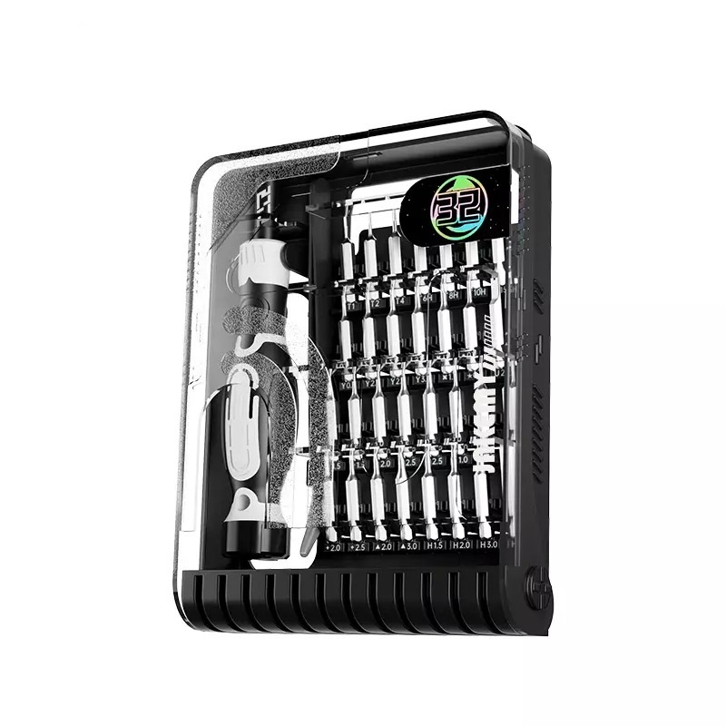 پیچ گوشتی و سری پیچ گوشتی جاک می مدل JM-8189A بسته 32 عددی