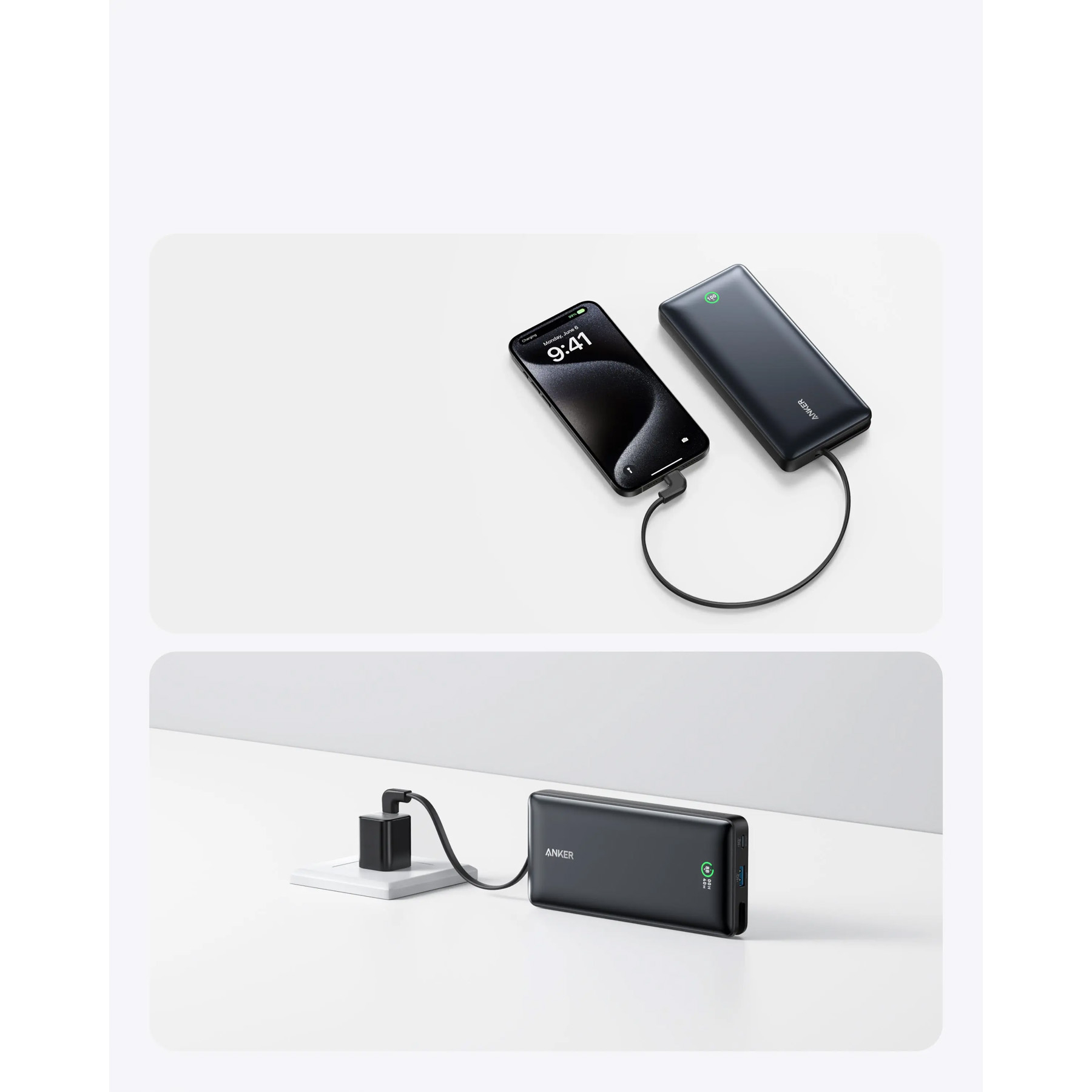 پاوربانک 30 وات انکر مدل A1387 ظرفیت 20000 میلی آمپر ساعت