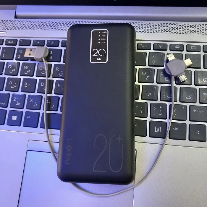 پاوربانک مدل Z-C209 ظرفیت 20000 میلی آمپر ساعت